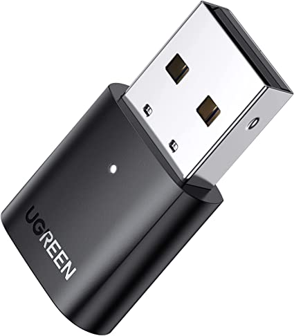 UGREEN USB-A Bluetooth 5.0 Adapter for PC, 5.0 Bluetooth Dongle Receiver Compatible with Desktop, Laptop, Mouse, Keyboard, Headsets, Speakers, PS4/ Xbox Controllers - UG-80889