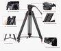 KINGJOY VT-2500+VT-2510 Professional Video/Camera Tripod Kit - with 360°Panorama Pan Fluid Ball Head for DSLR Camera Video Recorder DV