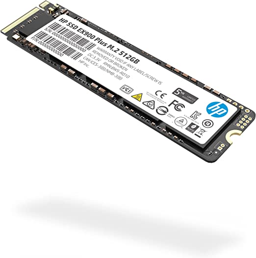 HP EX900 Plus Internal SSD M.2 PCIe Gen 3*4 NVMe 2280 - 512B - 35M33AA