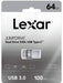 Lexar D35c JumpDrive 64GB Dual Drive USB 3.0 Type-C - LJDD35C064G-BNBNG