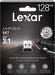 Lexar S47 JumpDrive 128GB USB 3.1 FlashDrive up to 250MB/s - LJDS47-128ABBK