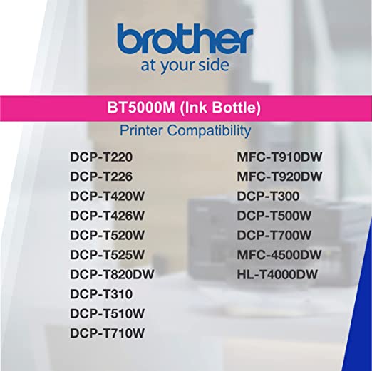 Brother BT-5000M Magenta Ink Bottle 48.8ml