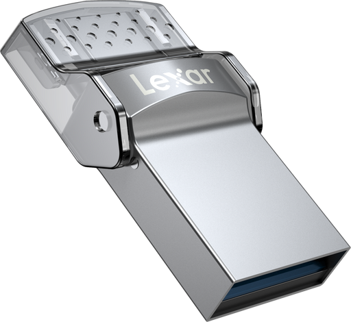 Lexar D35c JumpDrive 32GB Dual Flash Drive USB 3.0 Type-C/Type-A - LJDD35C032G-BNBNG