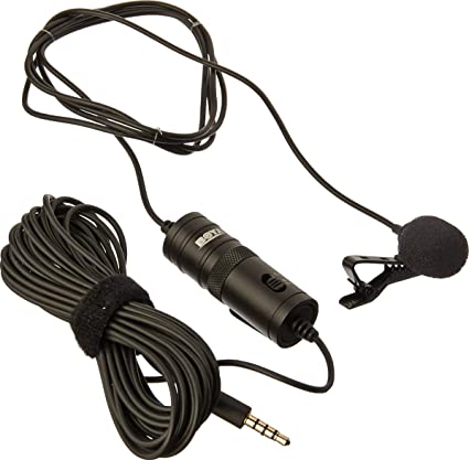 BOYA BY- M1 Lapel Lavalier Microphone - For Smartphones, DSLRs, and Camcorders