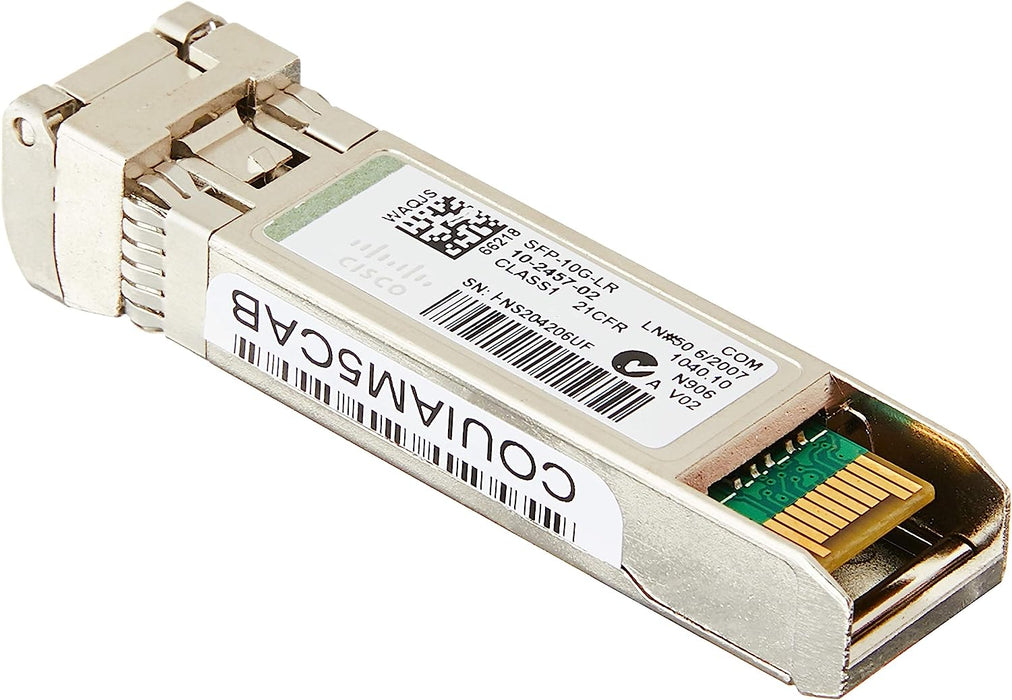 Cisco 10GBASE-LR SFP+ Module for SMF 10 Gbps single-mode 10G fiber optical transceiver - SFP-10G-LR