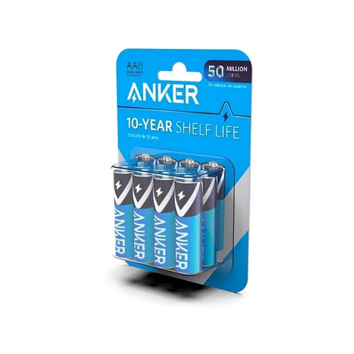 Anker AAA Alkaline Batteries 8-pack - B1820H13 - Long-Lasting & Leak-Proof with PowerLock Technology