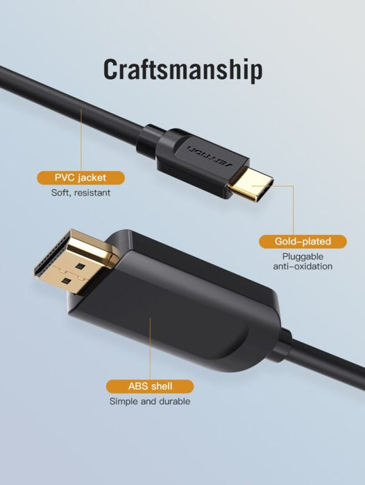 Vention Type-C to HDMI Cable 2 Meters - CGUBH