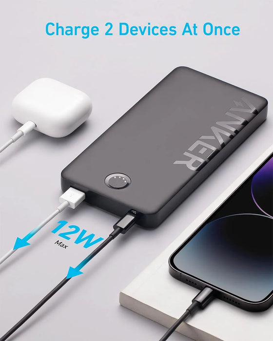 Anker 323 (A1334H11) USB-C Power Bank - 12W PowerCore PIQ