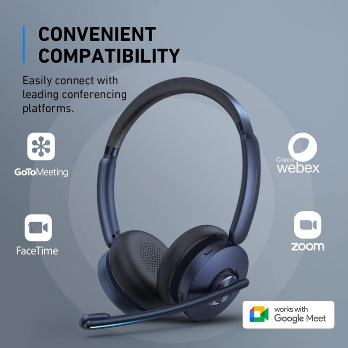 Anker A3510034 PowerConf H700  Active Noise Cancelling Bluetooth Headset