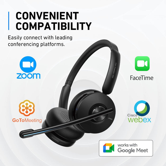 Anker PowerConf H500 Wireless Bluetooth Headset - A3511012