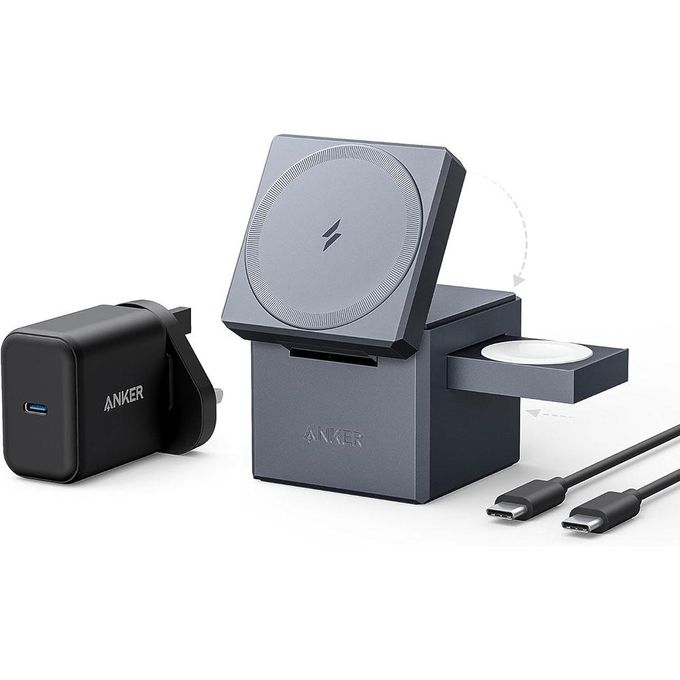ANKER 3 in 1 Cube With Magsafe ( Y1811KA1)