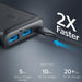 ANKER A1363H11  PowerCore Select 20000 Power Bank, Dual-Port Portable Phone Charger