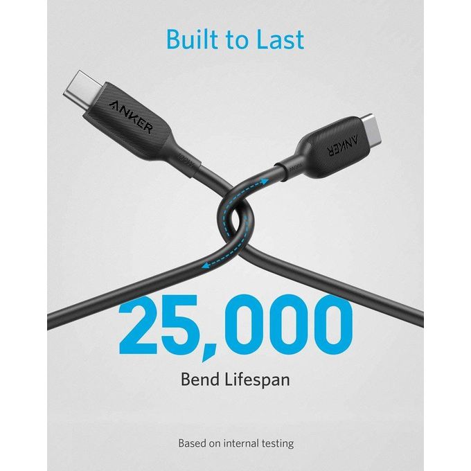 ANKER A8856H11 POWERLINE III USB-C TO USB-C 100W 2.0 CABLE