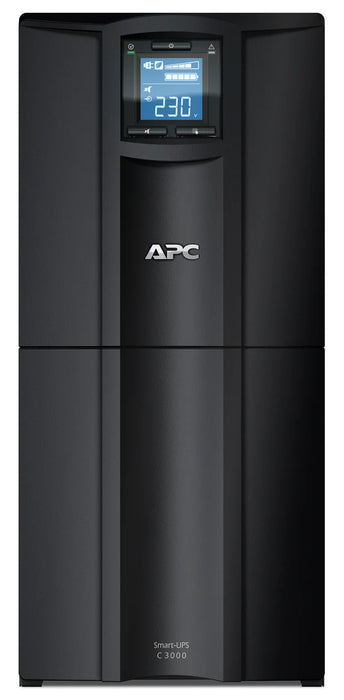 APC Smart-UPS C 3000VA LCD 230V Line Interactive, 3kVA, Tower, C13+1x IEC C19 (SMC3000I)