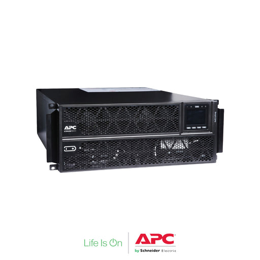 APC Smart-UPS On-Line, 5kVA/5kW, Rack/Tower, 230V (SRTG5KXLI) - 2x IEC C13+1x IEC C19+3-wire (H+N+E) outlets, Network Card, W/O rail kit