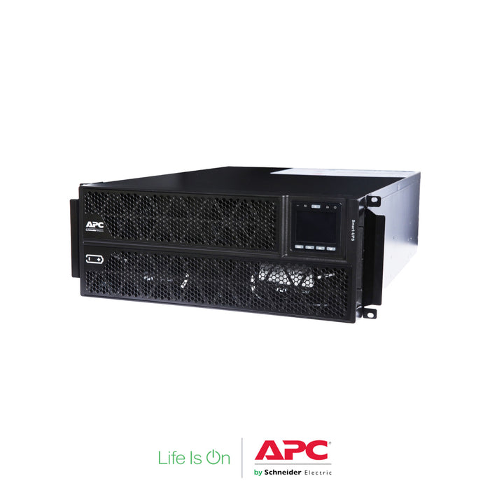 APC Smart-UPS On-Line, 5kVA/5kW, Rack/Tower, 230V (SRTG5KXLI) - 2x IEC C13+1x IEC C19+3-wire (H+N+E) outlets, Network Card, W/O rail kit