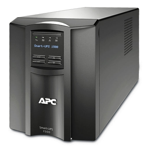 APC Smart-UPS, Line Interactive, 1500VA, Tower, 230V, 8x IEC C13 outlets, SmartConnect Port+SmartSlot, AVR, LCD (SMT1500IC)