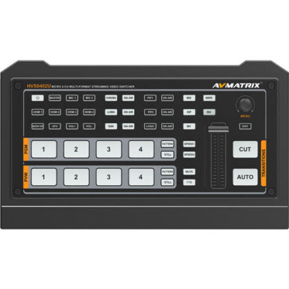 AVMATRIX HVS0402U 4-Channel Live Streaming Video Switcher