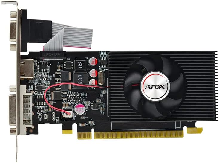 Afox Nvidia Geforce GT730 2GB DDR3 Graphics Card- (PCI-E 2.0, DDR3, VGA/DVI/HDMI) Graphic Cards - AF730-2048D3L7-V8