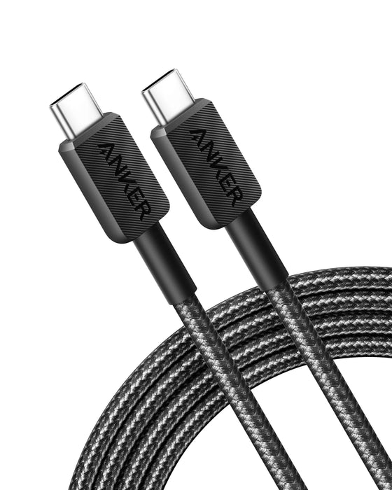 Anker 322 USB-C TO USB-C 3ft Nylon Braided 60W Cable (3ft)