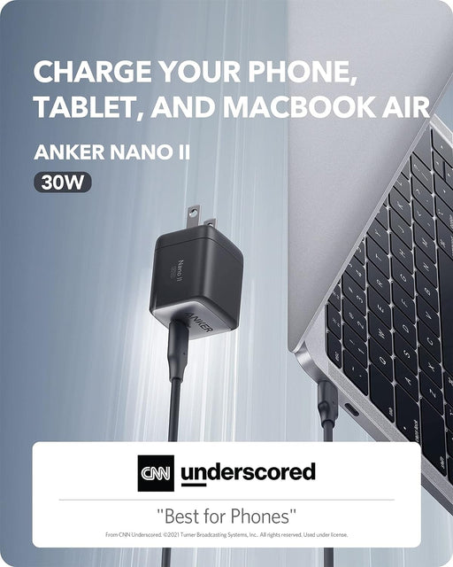 Anker 711 USB C Charger Nano II 30W (A2146K11)