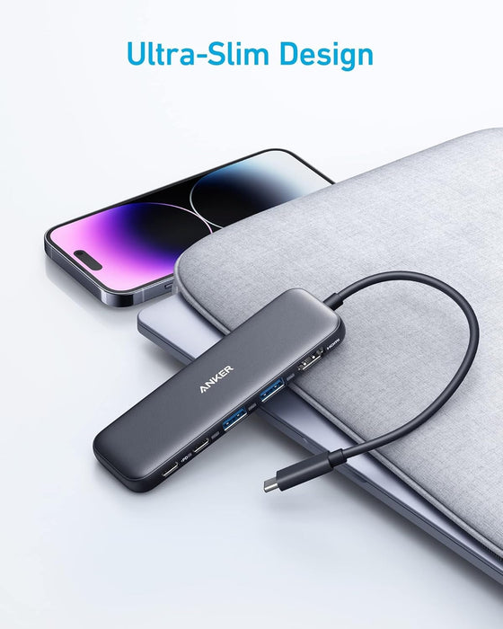 Anker 332 USB-C Hub (5-in-1, 100W) – A8355H11 – Black
