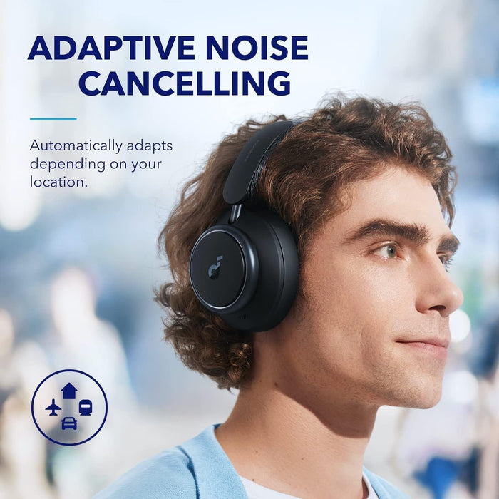 Anker A3040031 Soundcore Space Q45 – Noise-Cancelling Headphones with LDAC – Black