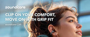 Anker A3330H11 Soundcore C30i Open Ear Clip Earbuds with Secure Fit – Black