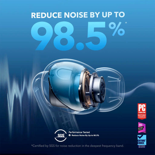 Anker A3947H11 Soundcore Liberty 4 NC True Wireless Noise Cancelling Earbuds with LDAC- Black