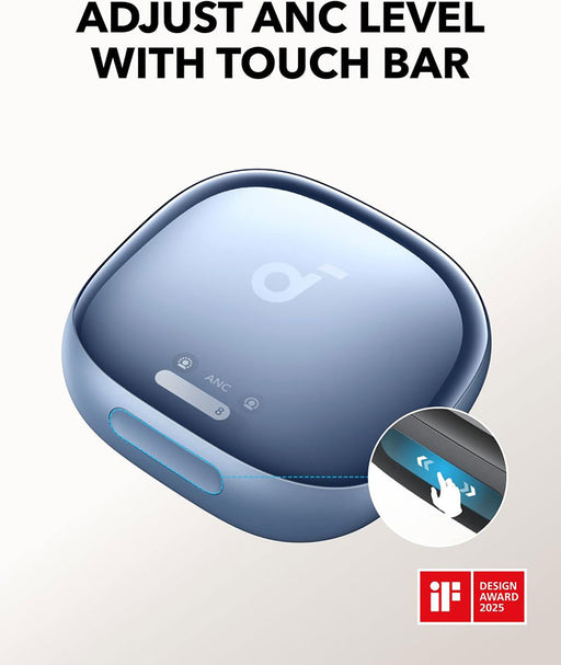 Anker A3954HG1  Soundcore Liberty 4 Pro True Wireless Noise-Canceling Earbuds  – Glossy Light Blue