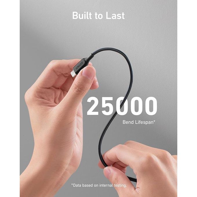 Anker A8813H11 Powerline III USB-A Cable With Lighting Connector 6ft 