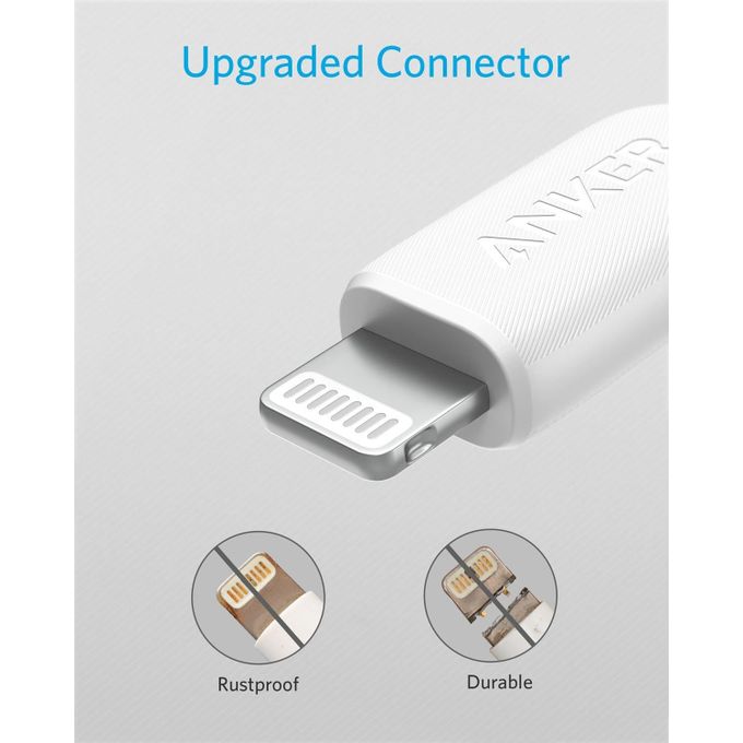 Anker A8813H21 Powerline III USB-A Cable With Lighing Connector 6ft