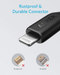 Anker A8833H11 Powerline III USB-C To Lighting 2.0 Cable 6ft