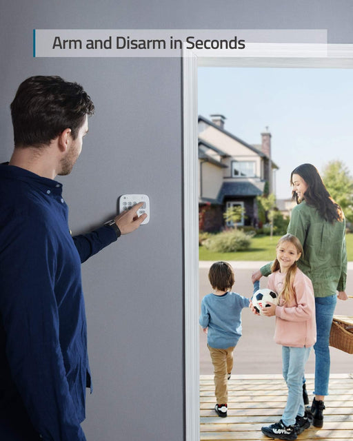 Anker Eufy Security 5 Piece Home Alarm  Kit - White - T8990321 