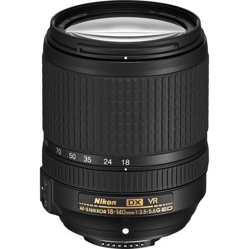 Nikon AF-S DX NIKKOR 18-140mm f/3.5-5.6G ED VR Lens - 23456762