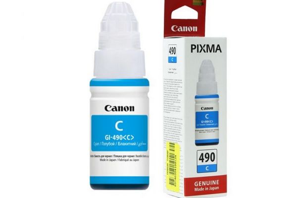 Canon GI-490 Cyan Ink Bottle - 3400C001AA