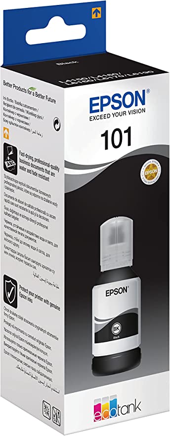 Epson 101 EcoTank Black Ink Bottle 127.0 ml - C13T03V14A