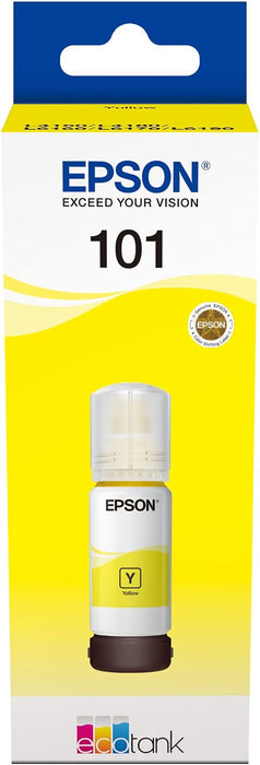 Epson 101 EcoTank Yellow Ink Bottle 70.0 ml - C13T03V44A