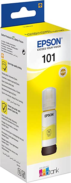 Epson 101 EcoTank Yellow Ink Bottle 70.0 ml - C13T03V44A