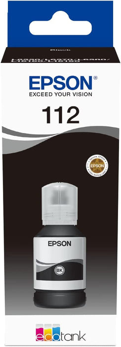 Epson 112 EcoTank Pigment Black Ink Bottle 127.0 ml - C13T06C14A