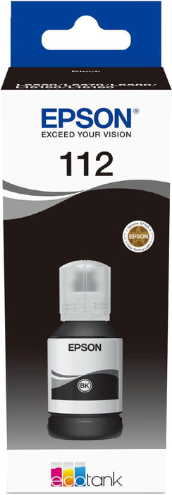 Epson 112 EcoTank Pigment Black Ink Bottle 127.0 ml - C13T06C14A