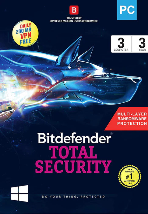 Bitdefender Total Security 3 Devices