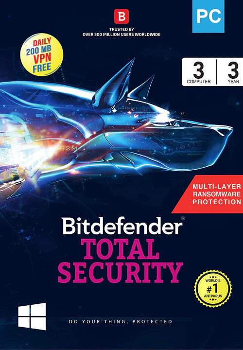 Bitdefender Total Security 3 Devices