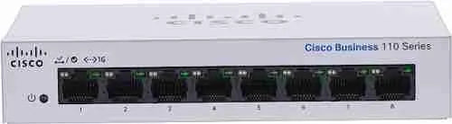 Cisco CBS UNMANAGED 8-PORT GIGABIT SWITCH DESKTOP Non POE CBS110-8T-D-UK