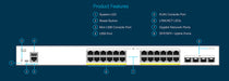 Cisco SB 24-PORT GIGABIT POE SWITCH MNGD WITH 4 SFP CBS350-24P-4G-UK-I