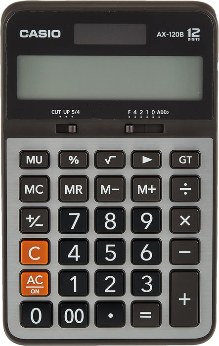 Casio AX-120B Compact Desk Type Practical Calculators