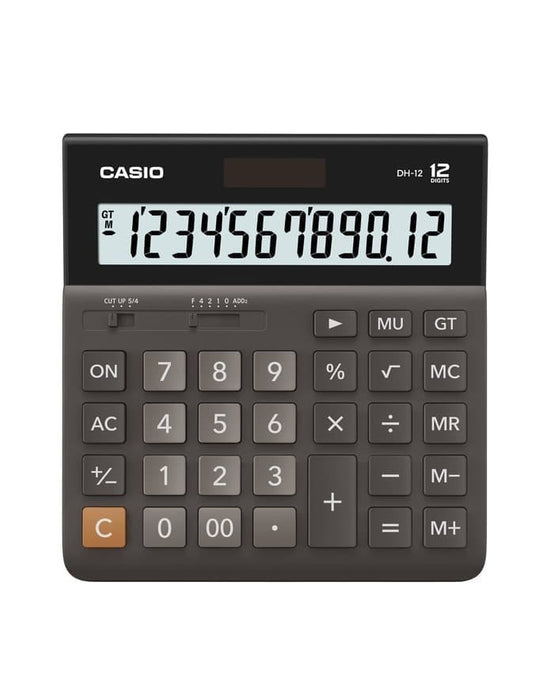 Casio DH-12 Desktop Practical Calculator - 12 digits, Extra Large Display