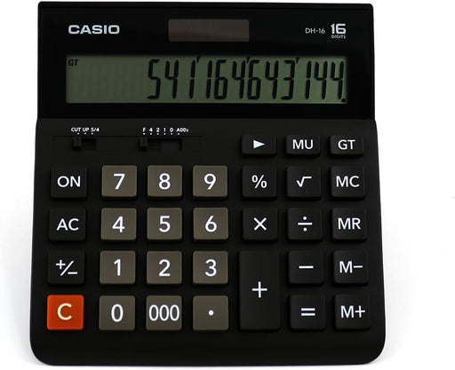 Casio DH-16-BK Practical Calculator - 16 digit. Extra large display