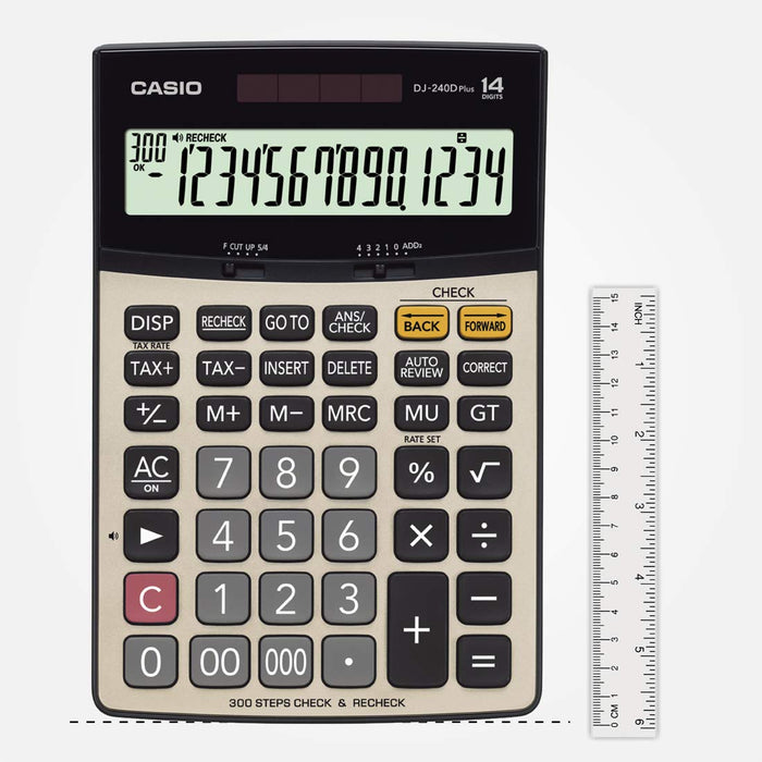 Casio DJ-240D Plus 14 Digits Desktop Calculator