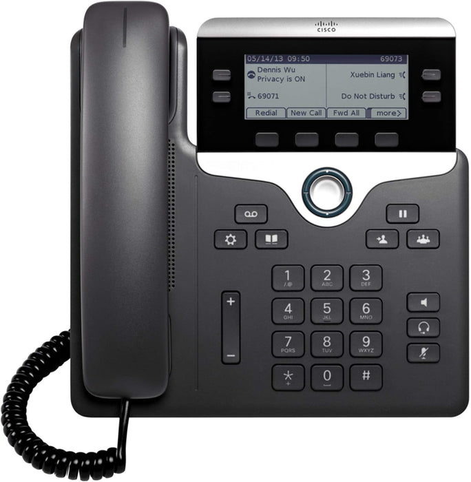 Cisco CP-7841-K9  7800 Series Voip Phone (Power Supply Not Included), black